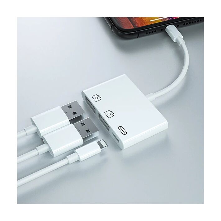ALLY 3in1 İPhone/İPAD lightning To Usb Kamera Okuyucu
