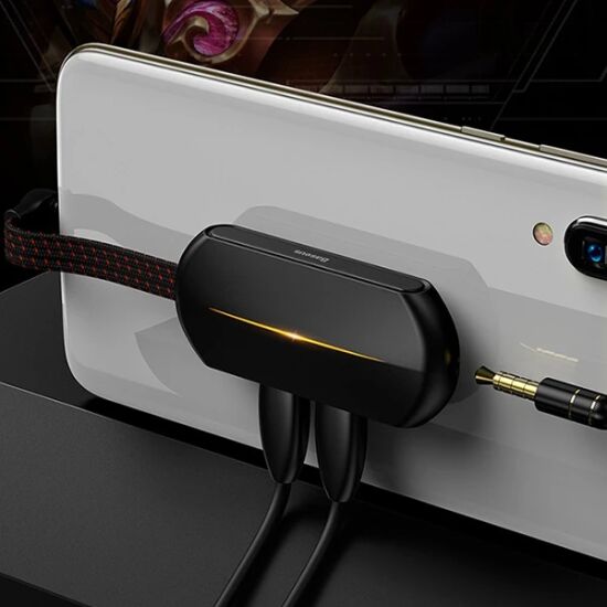 Baseus L47 3in1 2X iPhone Lightning başlık Ve 3.5mm Kulaklık Çıkışlı Ş