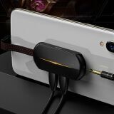 Baseus L47 3in1 2X iPhone Lightning başlık Ve 3.5mm Kulaklık Çıkışlı Ş
