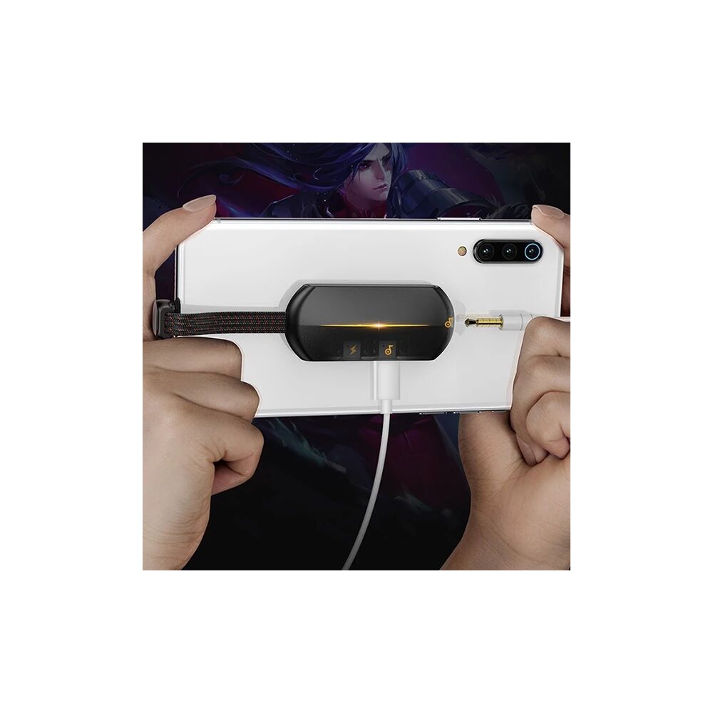 Baseus L47 3in1 2X iPhone Lightning başlık Ve 3.5mm Kulaklık Çıkışlı Ş
