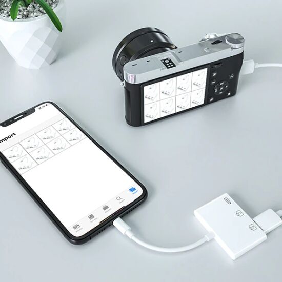 ALLY 3in1 İPhone/İPAD lightning To Usb Kamera Okuyucu