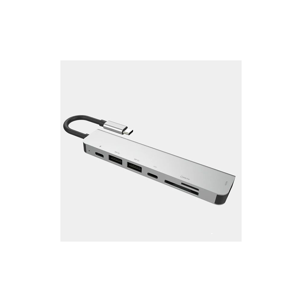Ally Usb (Type-C to 7in1 Hdtv 2XUSB+PD) SD&TF Okuyucu Hub Adaptör Çokl