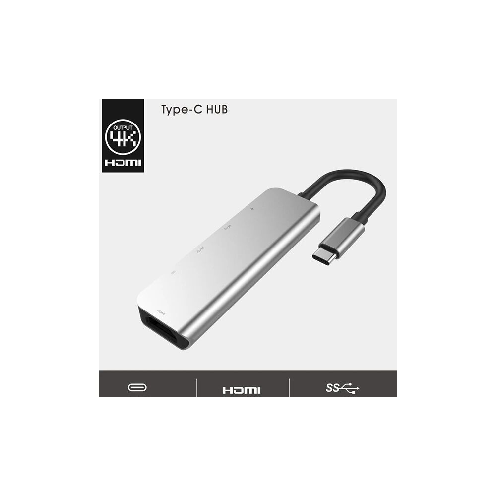 Ally Usb (Type-C to 5in1 Hdtv 2xUSB+2x PD) Hub Adaptör Çoklayıcı