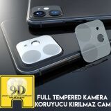 iPhone 11 6.1 full Tempered Kamera Koruyucu Kırılmaz Cam