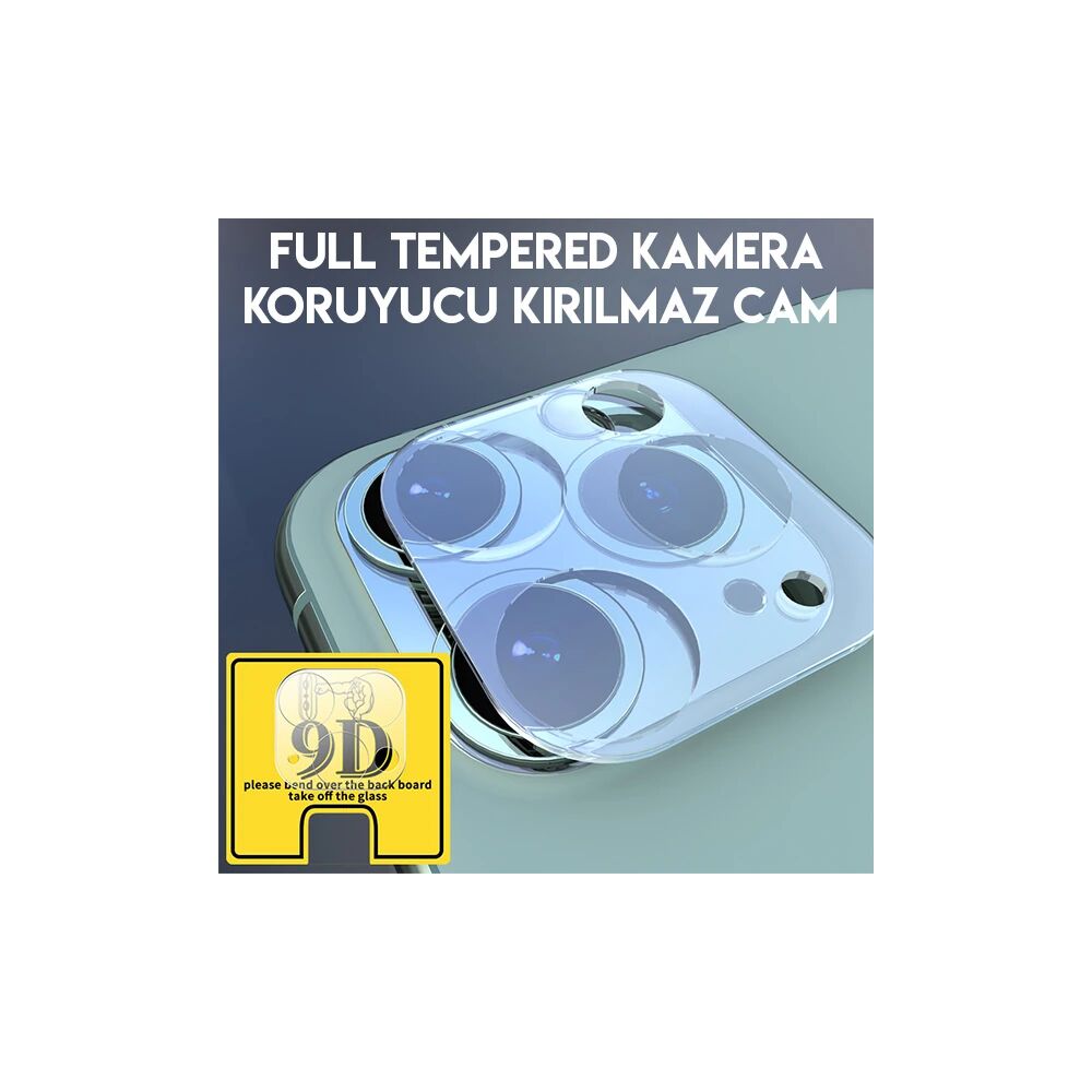 iPhone 11 Pro 11 Pro Max Full Tempered Kamera Koruyucu Kırılmaz Cam