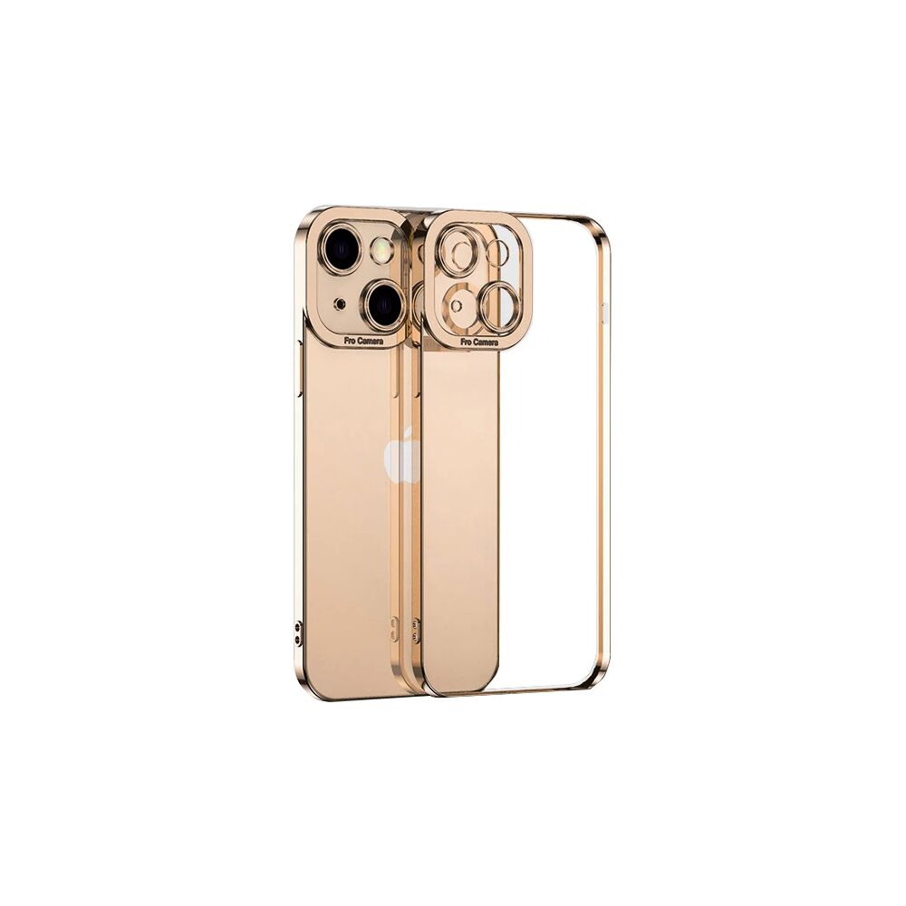 ALLY Fashion Series iPhone 13 6.1inç Kılıf Renkli Kenar Lazer Çerçevel