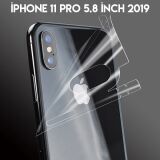 İPhone 11 Pro 5.8 İnch Hidrojel Hayalet Arka Tam Kaplama Film