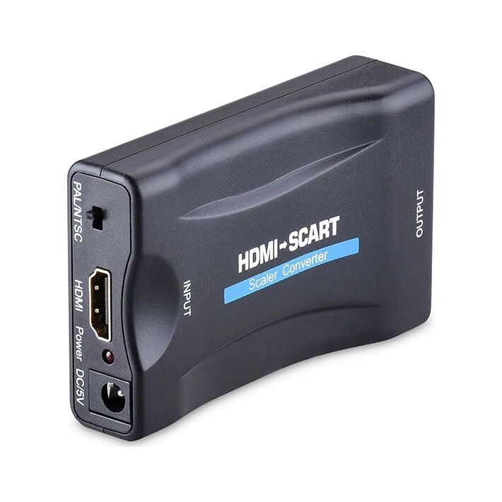 Ally 1080P Scart HDMI Dönüştürücü Ses Video Adaptörü-SİYAH
