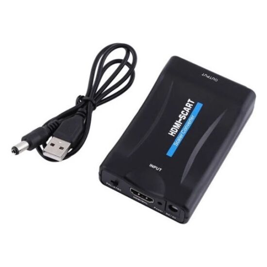 Ally 1080P Scart HDMI Dönüştürücü Ses Video Adaptörü-SİYAH