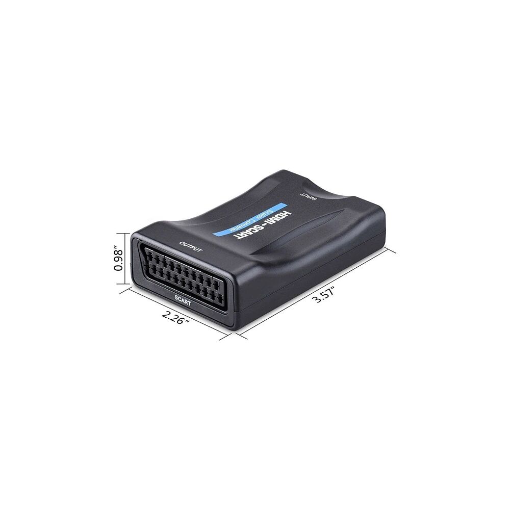 Ally 1080P Scart HDMI Dönüştürücü Ses Video Adaptörü-SİYAH