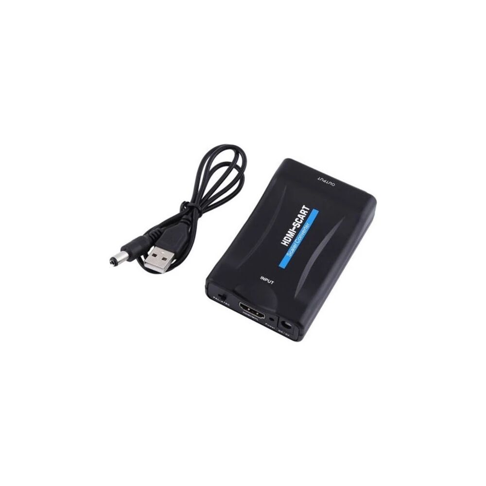 Ally 1080P Scart HDMI Dönüştürücü Ses Video Adaptörü-SİYAH