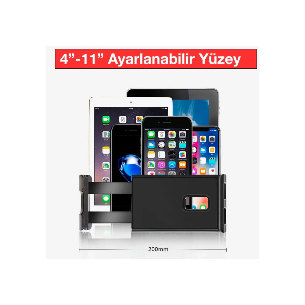 Ally Universal Araç Arka Koltuk Tablet ve Telefon Tutucu