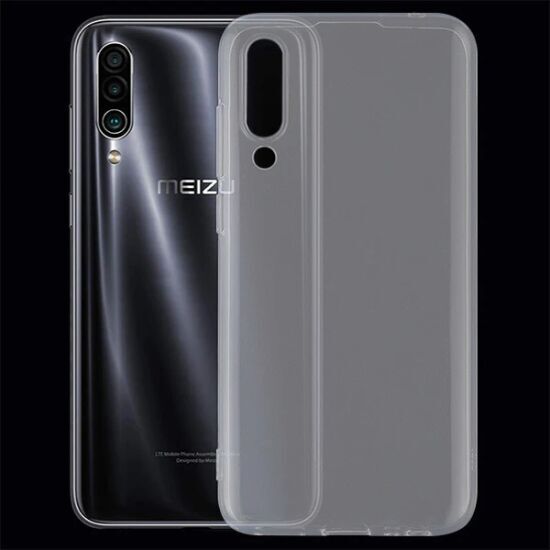 Meizu 16XS Kamera Korumalı Fit Silikon Kılıf