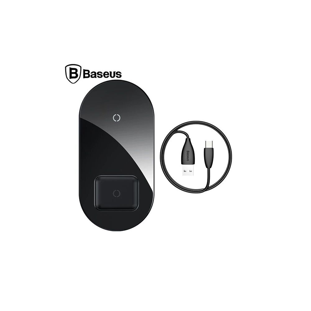 Baseus Simple 2in1 Kablosuz Wireless Şarj 18W iPhones+iPods