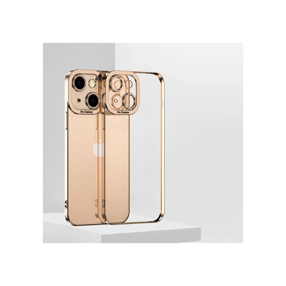 ALLY Fashion Series iPhone 13 6.1inç Kılıf Renkli Kenar Lazer Çerçevel