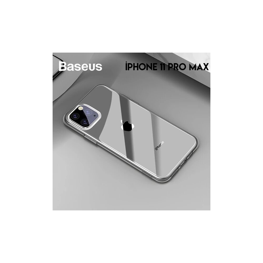 Baseus Simplicity Series iPhone 11 Pro Max 6.5 Kılıf Şeffaf Gel Siliko