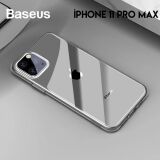 Baseus Simplicity Series iPhone 11 Pro Max 6.5 Kılıf Şeffaf Gel Siliko
