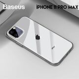 Baseus Simplicity Series iPhone 11 Pro Max 6.5 Kılıf Şeffaf Gel Siliko