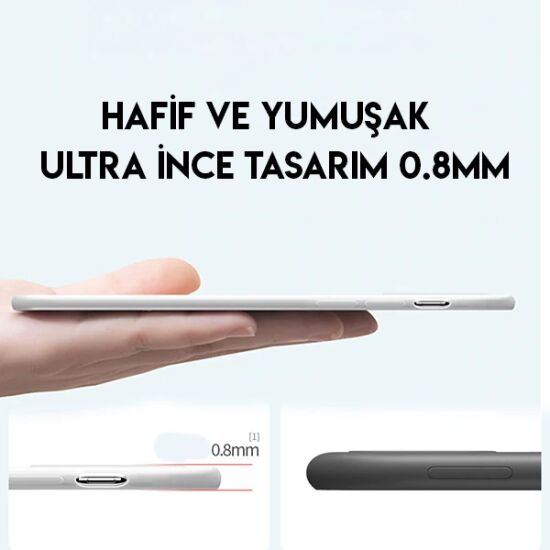 Baseus Jelly Liquid Silica Gel iPhone 11 Pro Max 6.5 Kılıf Şeffaf Sıvı