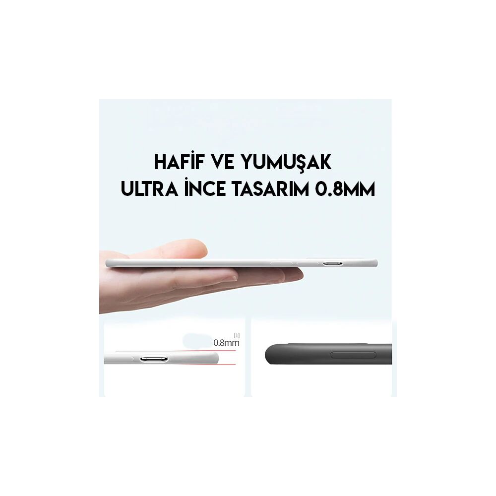Baseus Jelly Liquid Silica Gel iPhone 11 Pro Max 6.5 Kılıf Şeffaf Sıvı