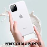 Baseus Jelly Liquid Silica Gel iPhone 11 Pro Max 6.5 Kılıf Şeffaf Sıvı