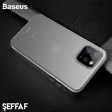 Baseus Wing Case İPhone 11 Pro 5.8 Ultra İnce Lux Mat Şeffaf Kılıf