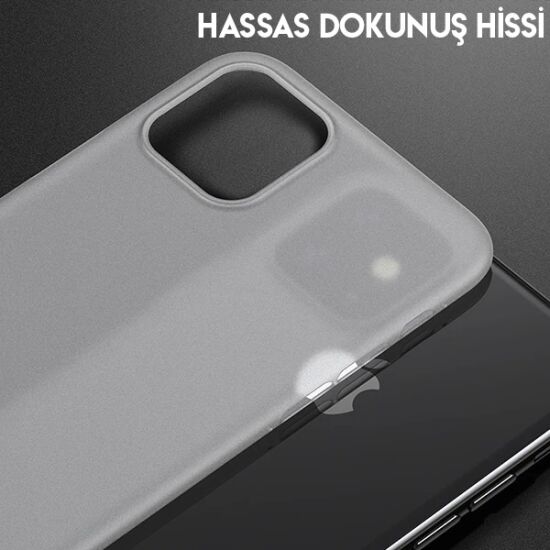Baseus Wing Case İPhone 11 Pro 5.8 Ultra İnce Lux Mat Şeffaf Kılıf