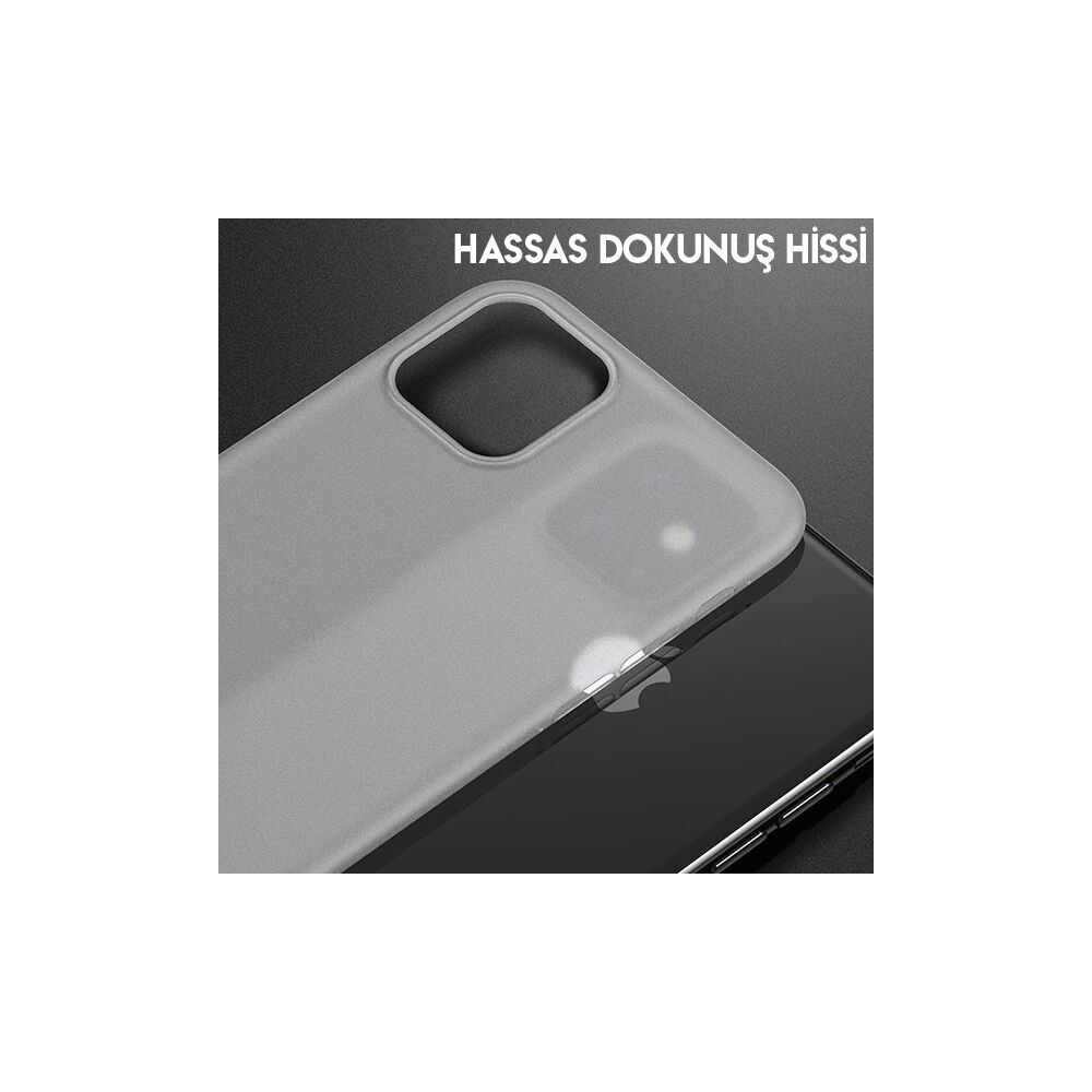 Baseus Wing Case İPhone 11 Pro 5.8 Ultra İnce Lux Mat Şeffaf Kılıf
