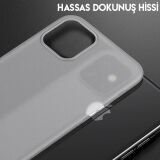 Baseus Wing Case İPhone 11 Pro 5.8 Ultra İnce Lux Mat Şeffaf Kılıf