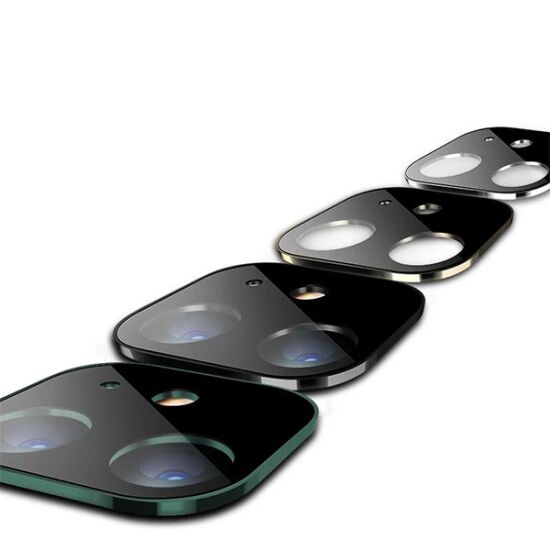 iPhone 11 6.1 İnch 3D Metal Kamera Koruyucu Metal Lens