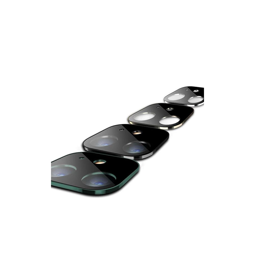 iPhone 11 6.1 İnch 3D Metal Kamera Koruyucu Metal Lens