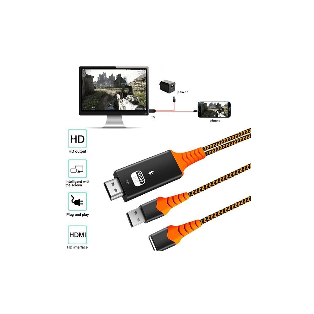 Ally Phone Usb HDTV Cable Lightning Type C hdmi kablosu
