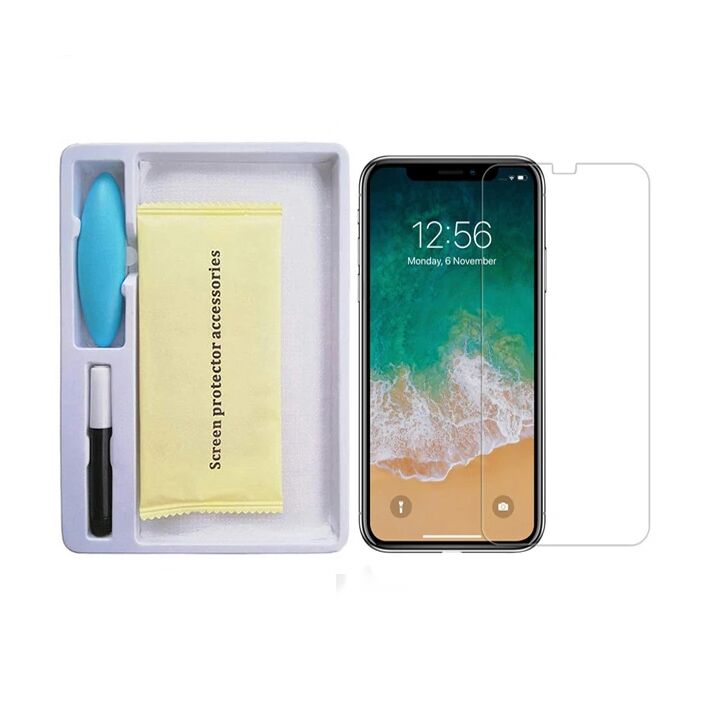 Ally İPhone 11 Pro Max/ Xs Max Full Liquid+Uv Işık 3D Kırılmaz Cam Ekr