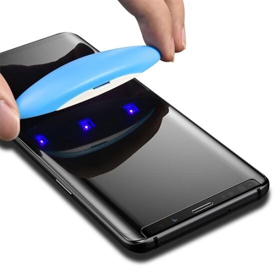 Ally İPhone 11 Pro Max/ Xs Max Full Liquid+Uv Işık 3D Kırılmaz Cam Ekr