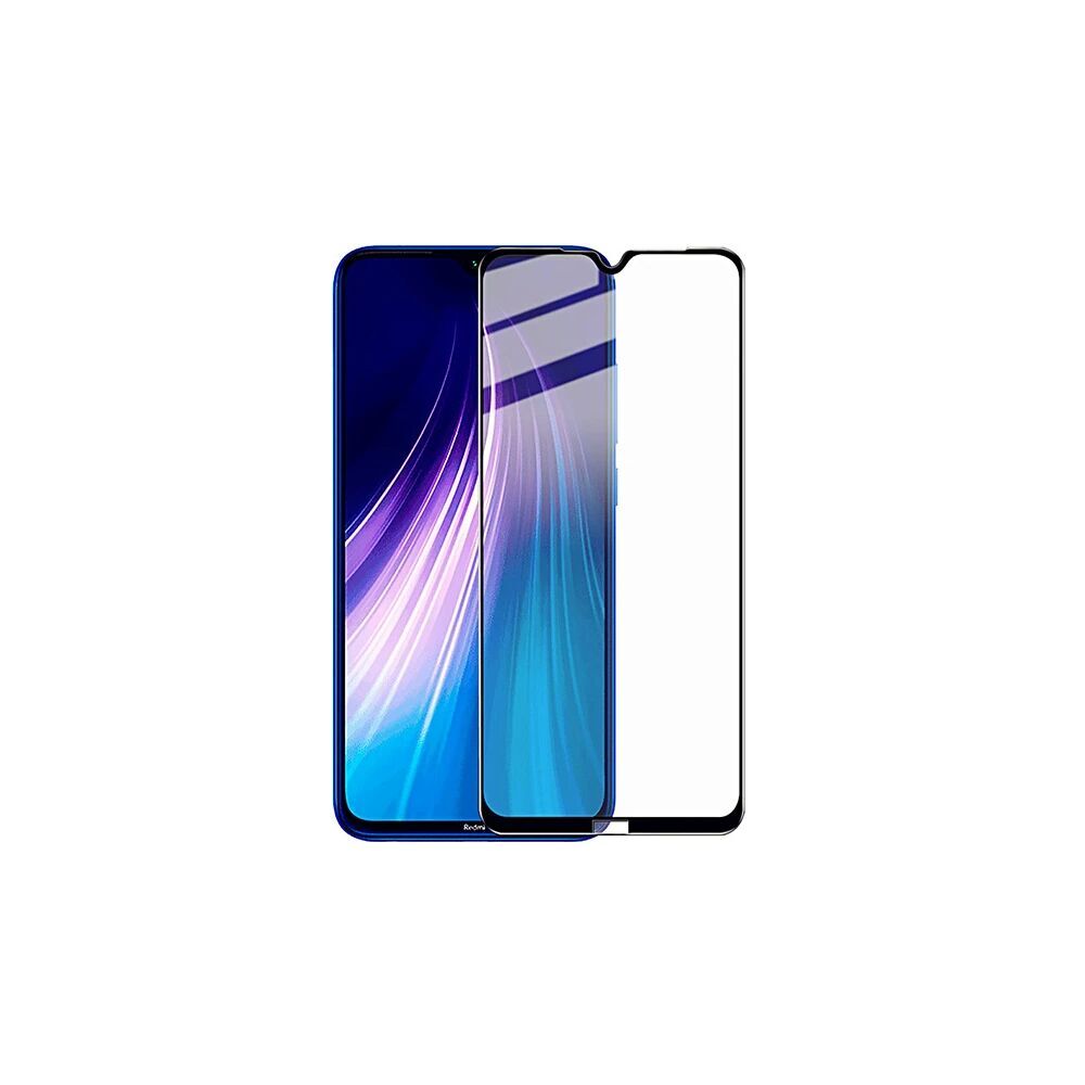 Redmi Note 8 3D Full Glue Tempered Cam Ekran Koruyucu