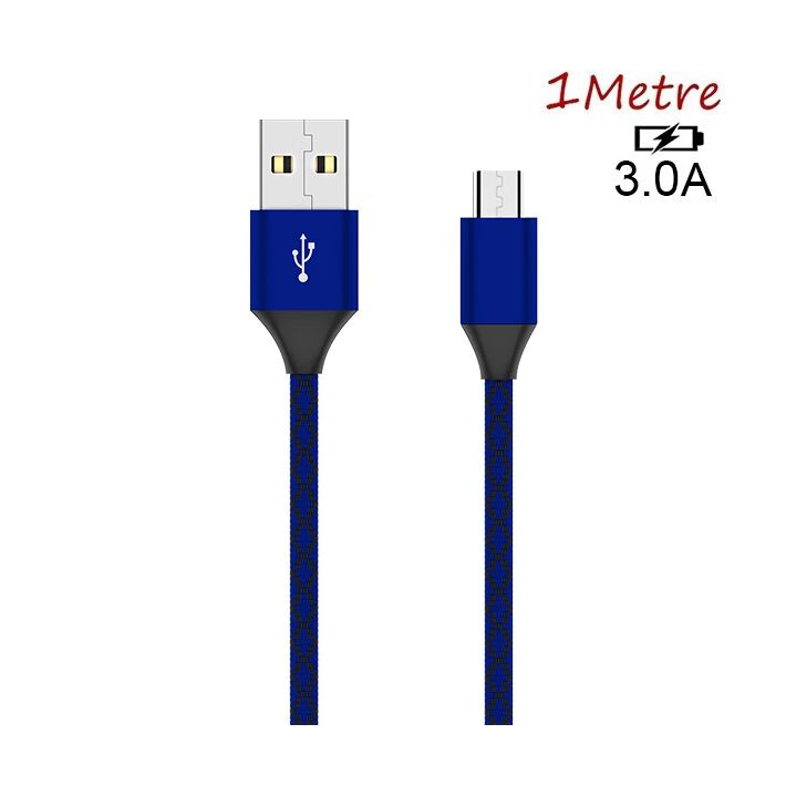 Ally Android Micro Usb 3.0A Hızlı Halat Usb Şarj Kablosu 1MM