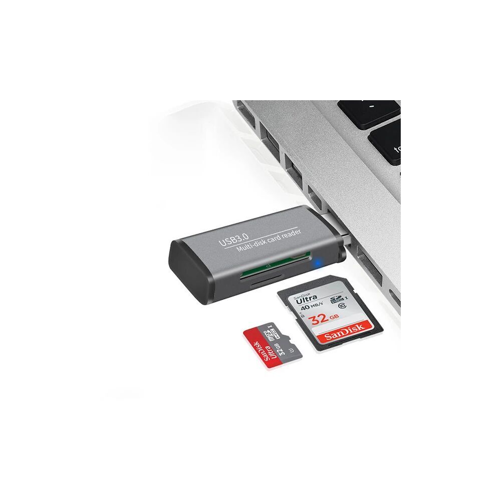 ADS-105 USB 3.0 Hızlı Card Reader SD/TF Hafıza Kart Okuyucu