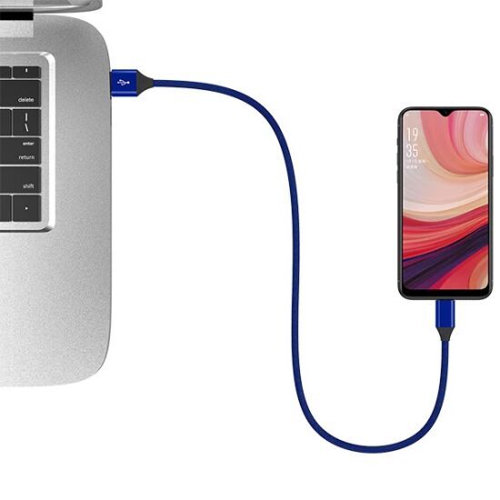 Ally Android Micro Usb 3.0A Hızlı Halat Usb Şarj Kablosu 1MM