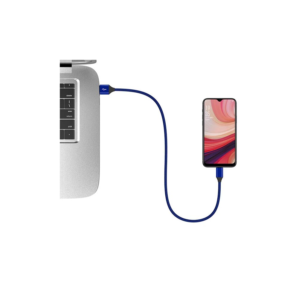 Ally Android Micro Usb 3.0A Hızlı Halat Usb Şarj Kablosu 1MM