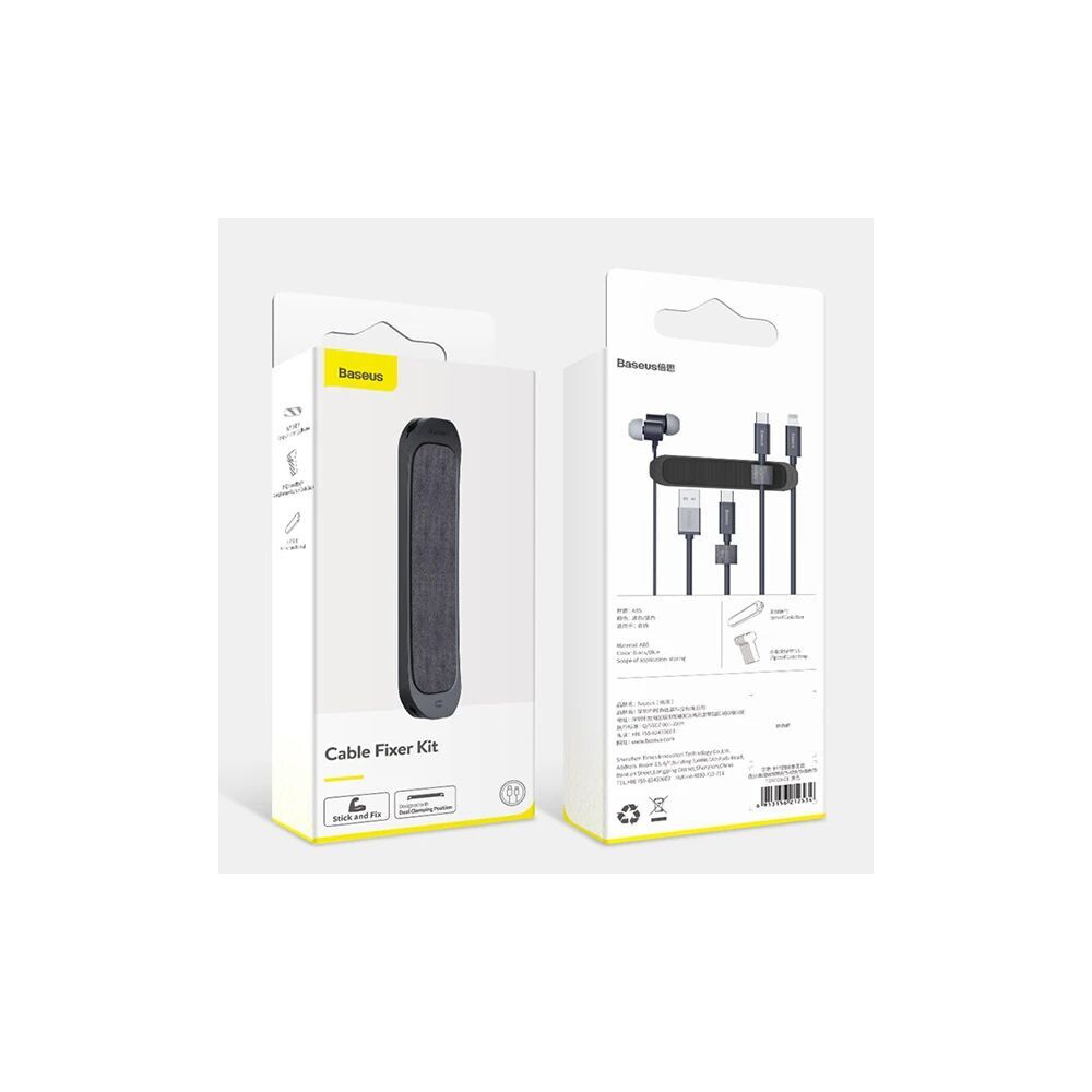 Baseus Cable Fixer Kit Kablo Organizatör Tutucu Ve Ayrıştıcı