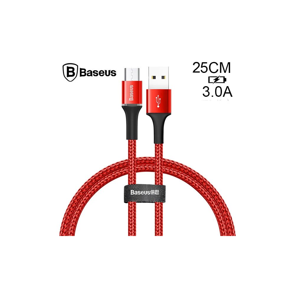 Baseus halo Mikro Usb 3A Hızlı Şarj 0.25CM Kısa Power Bank için Şarj K