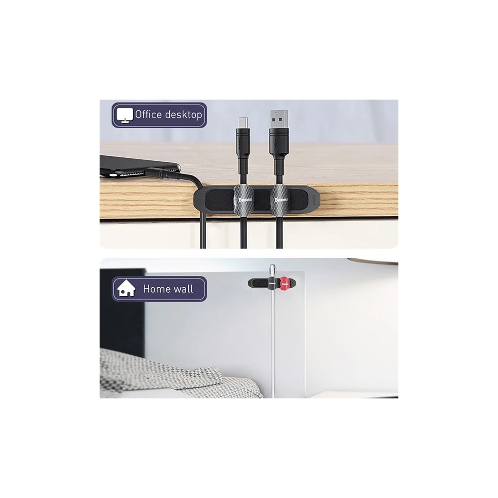 Baseus Cable Fixer Kit Kablo Organizatör Tutucu Ve Ayrıştıcı
