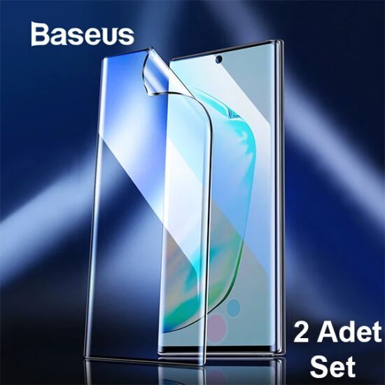 Baseus Sm Galaxy Note 10 Full Ekran Koruyucu 0.15mm 2 Adet Set 0.15MM 