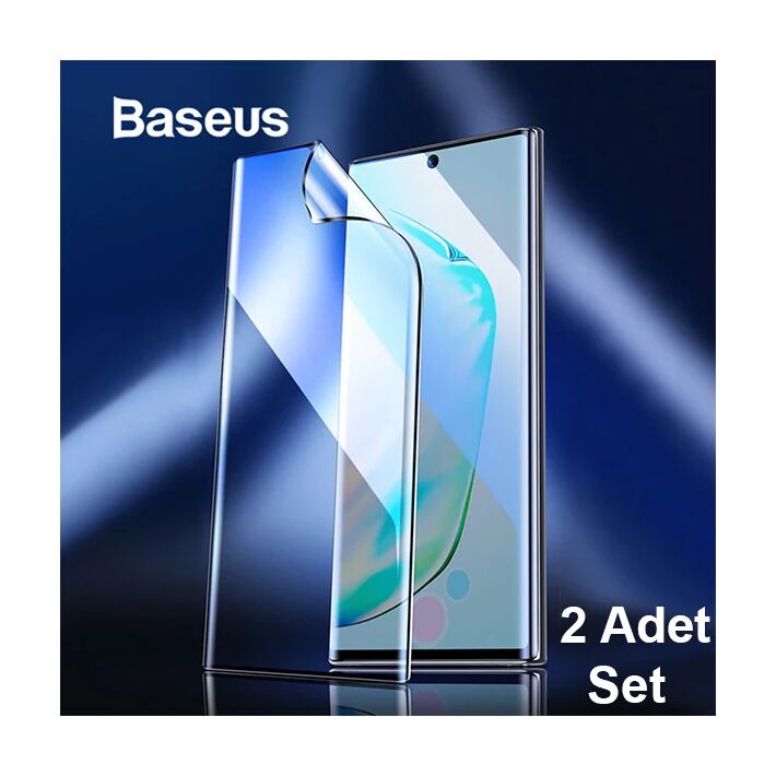 Baseus Sm Galaxy Note 10 Full Ekran Koruyucu 0.15mm 2 Adet Set 0.15MM 