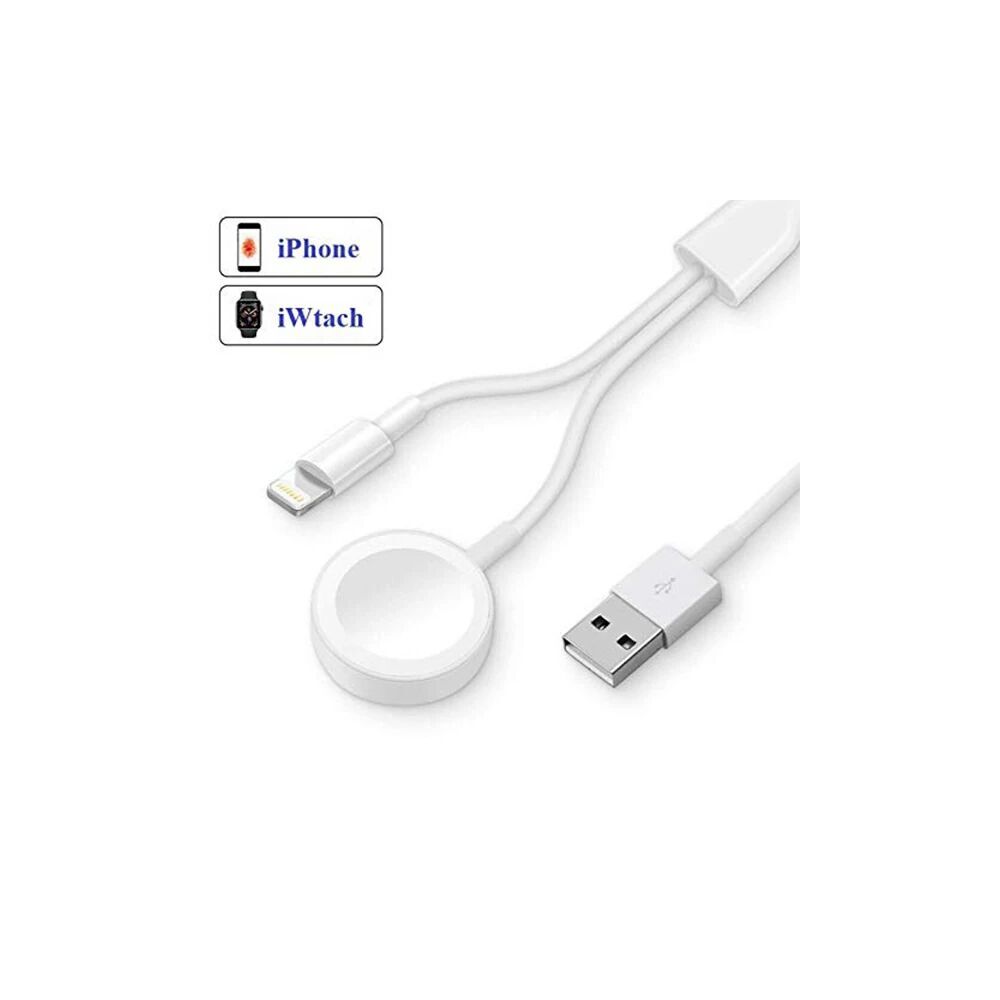 Ally 2in1 Apple Watch Şarj- İPhone Usb Şarj Kablosu