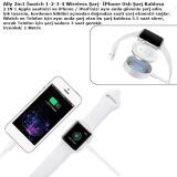 Ally 2in1 Apple Watch Şarj- İPhone Usb Şarj Kablosu