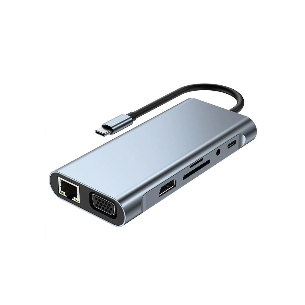 ALLY BYL-2110 11in1 Multifonksiyonlu Type-C Hub Adaptör Dönüştürücü
