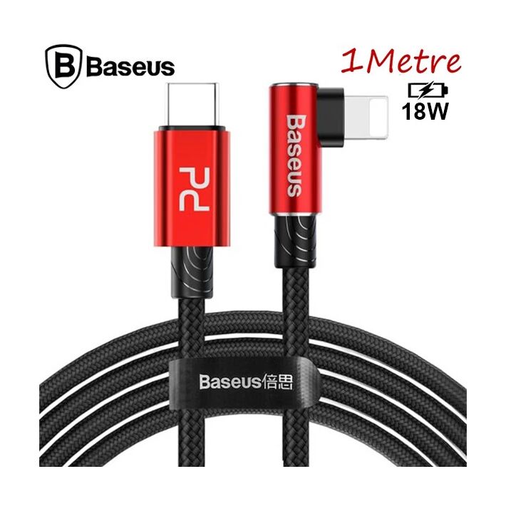 Baseus MVP Elbow Type-C to iPhone PD 18W Hızlı Şarj Usb Kablo 1metre