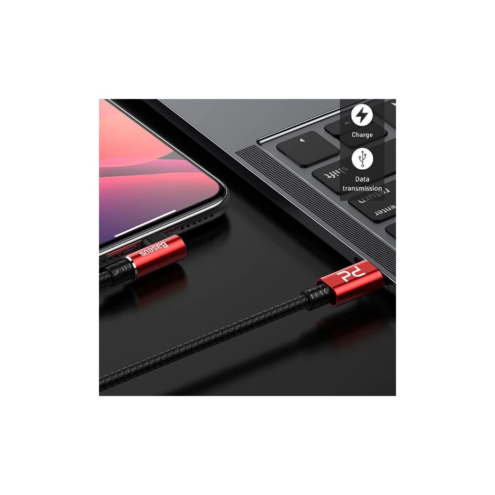 Baseus MVP Elbow Type-C to iPhone PD 18W Hızlı Şarj Usb Kablo 1metre