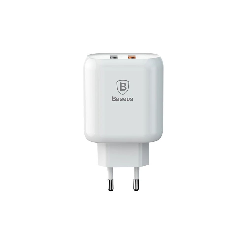 Baseus Bojure Series Dual-USB QC 3.0 18W Hızlı Şarj Aleti Başlık